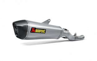 Akrapovic Slip-on Line Titanium Einddemper met E-keur Kawasaki GTR 1400 2008 > 2017
